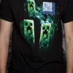 Minecraft Three Creeper Moon T-shirt