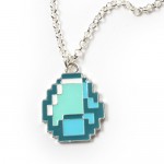 Minecraft Diamond Pendant Halsband