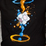 Portal 2 Gel Splatter T-Shirt