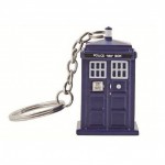 Doctor Who Tardis Ficklampa Nyckelring