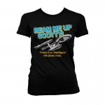 Star Trek - Beam Me Up Scotty Girly T-Shirt