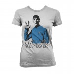 Star Trek - Live Long And Prosper Girly T-Shirt