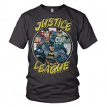 Justice League Team - Mörkgrå T-Shirt